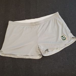 CSU Rams Pro Edge Workout Shorts Grey Junior's XL 15
